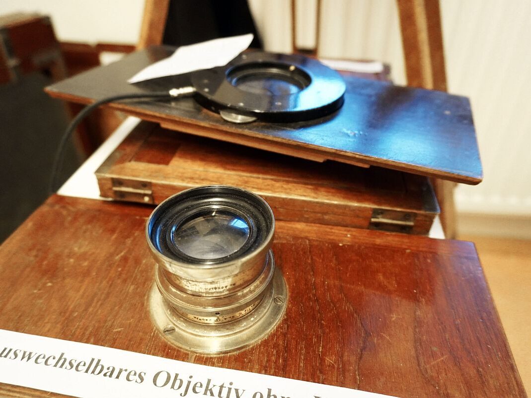 Plattenkamera Wechselobjektiv