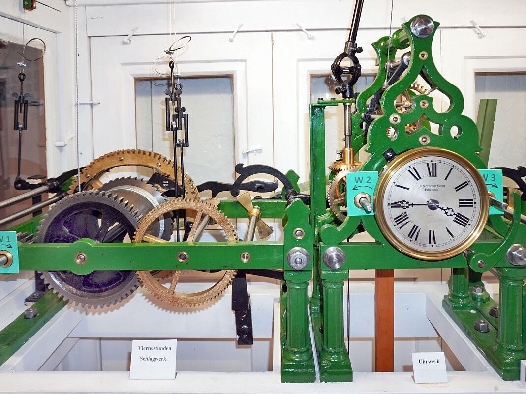 Uhrenmacherwerkstatt Kirchturmuhrwerk