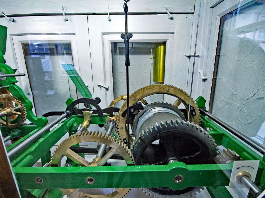 Uhrenmacherwerkstatt Turmuhrwerk