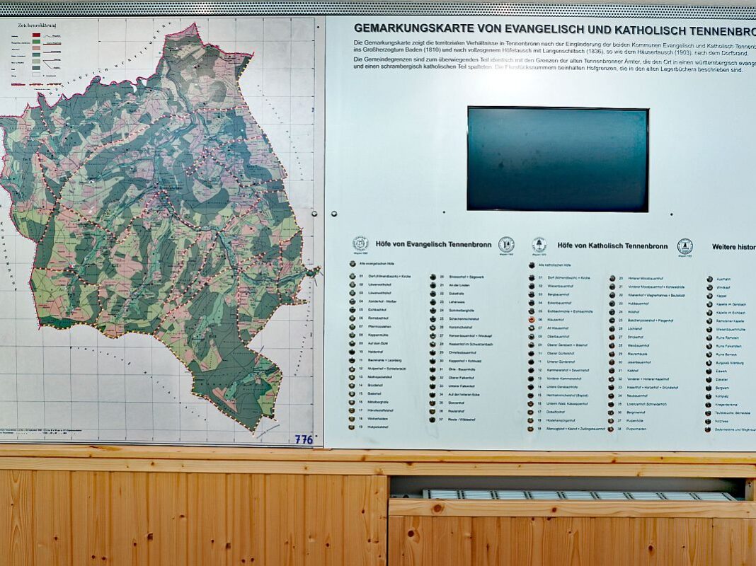 Höfekarte Tennenbronn