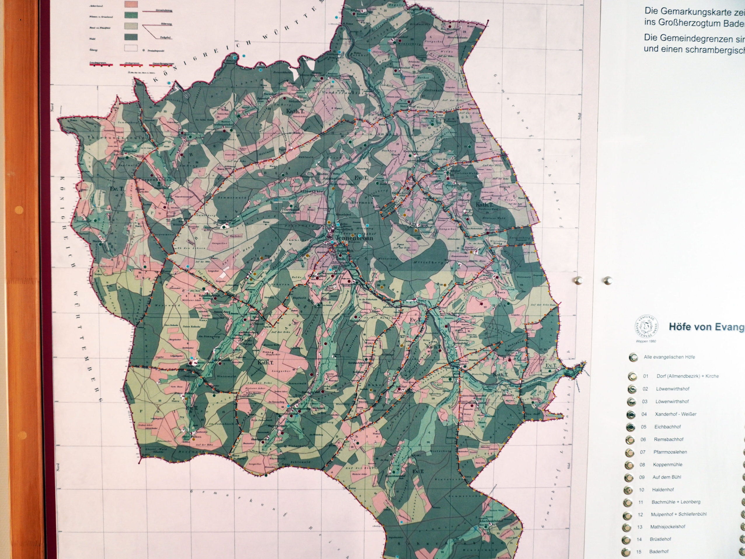 Höfekarte Tennenbronn