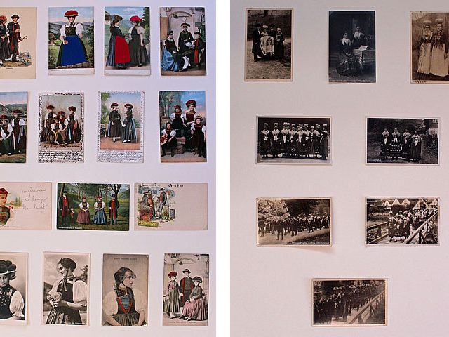 rachtenpostkarten der gutacher und fürstenberger Tracht