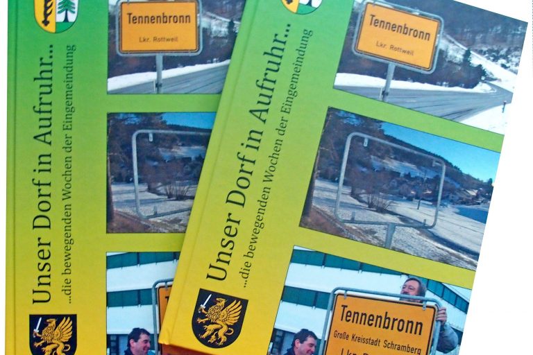 Buch zur Eingemeindung von Tennenbronn Buch zur Eingemeindung von Tennenbronn