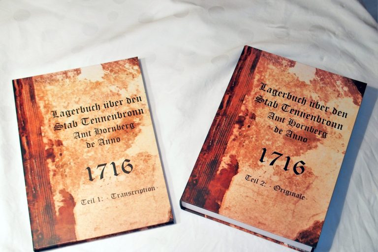 Das Hornberger Lagerbuch von 1716 Das Hornberger Lagerbuch von 1716