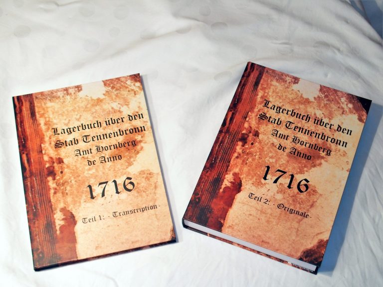 Das Hornberger Lagerbuch von 1716