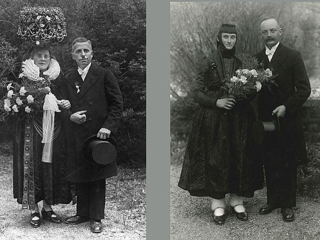 Fotografien der evangelsichen Tracht