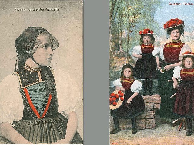 Postkarten der Gutacher / Reichenbacher Tracht