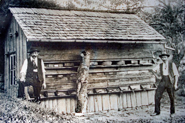 Bienenzuechter Andreas Weisser und Christian Oehl A1