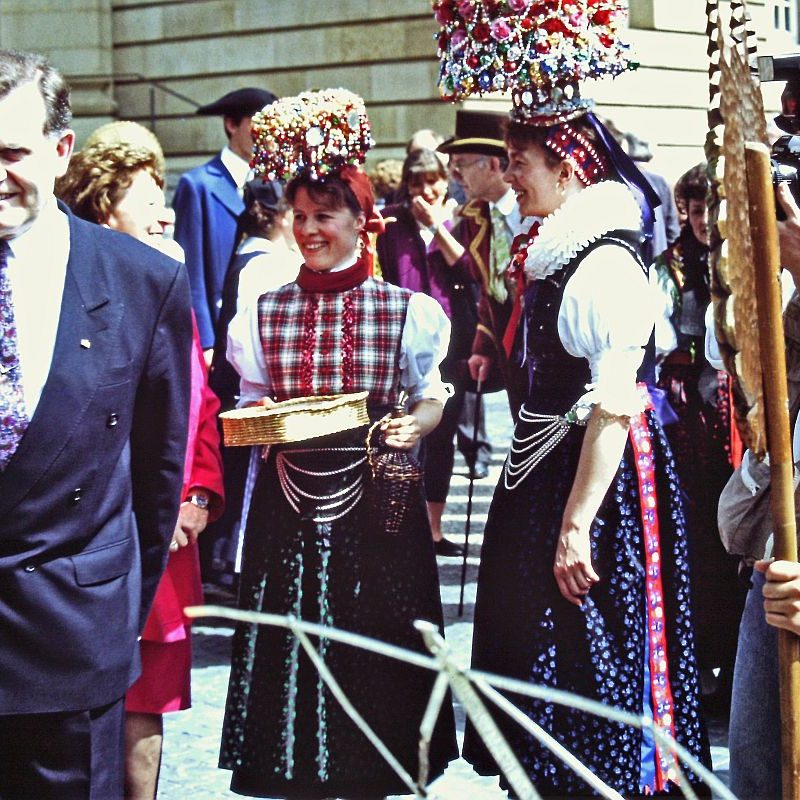 MV Frohsinn beim 40 jaehrigen Landesjubilaeum Baden Wuerttemberg 5