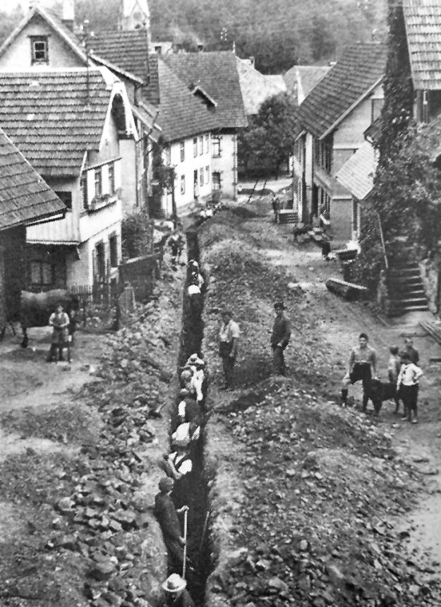 Plakat Wasserleitung 1928 1