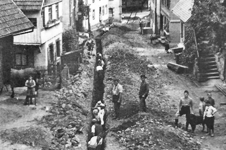 Plakat Wasserleitung 1928 1