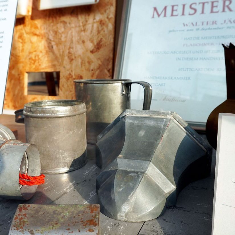 Schaufensterausstellung in Tennenbronn zur Geschichte des Handwerks 08