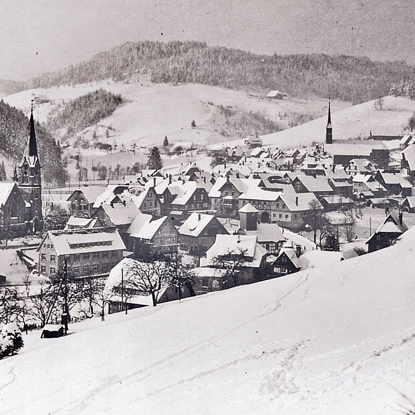 32 Dorf 1950 Winter