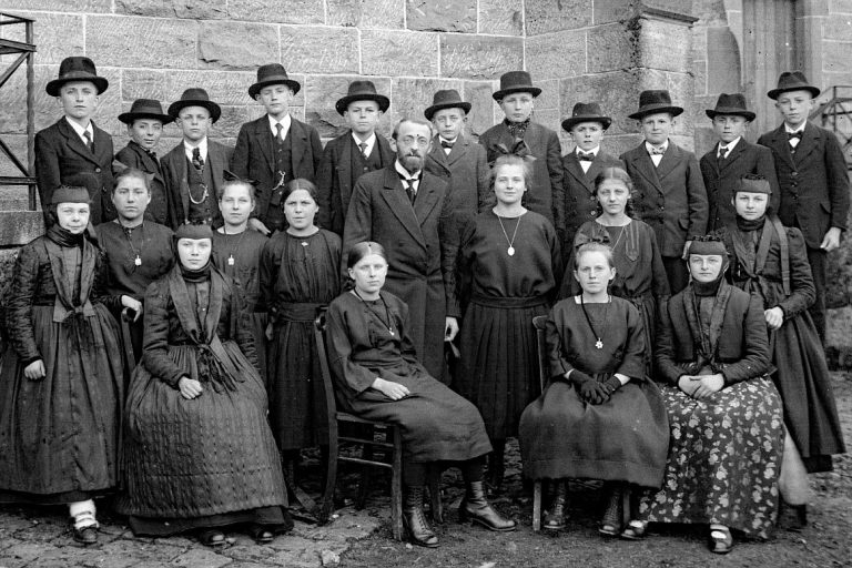 Konfirmation in Tennenbronn 1920 1960 06