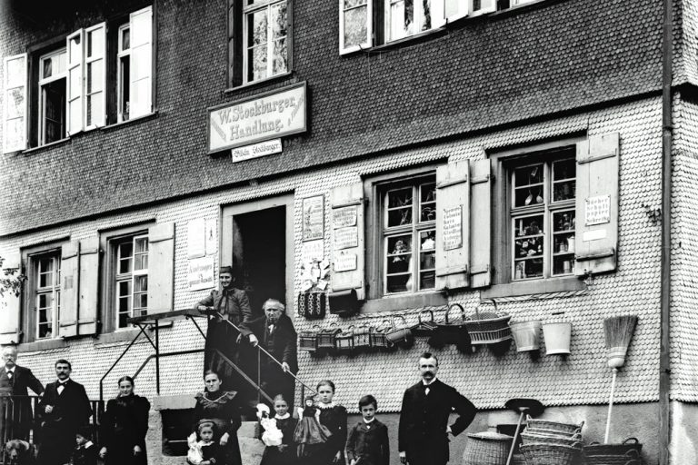 1910 AR Es Schwitzerles Haus StGeorgen Bahnhofstrasse62 Handlung WilhelmStockburger Gekauft 1920vonTB A2 1200