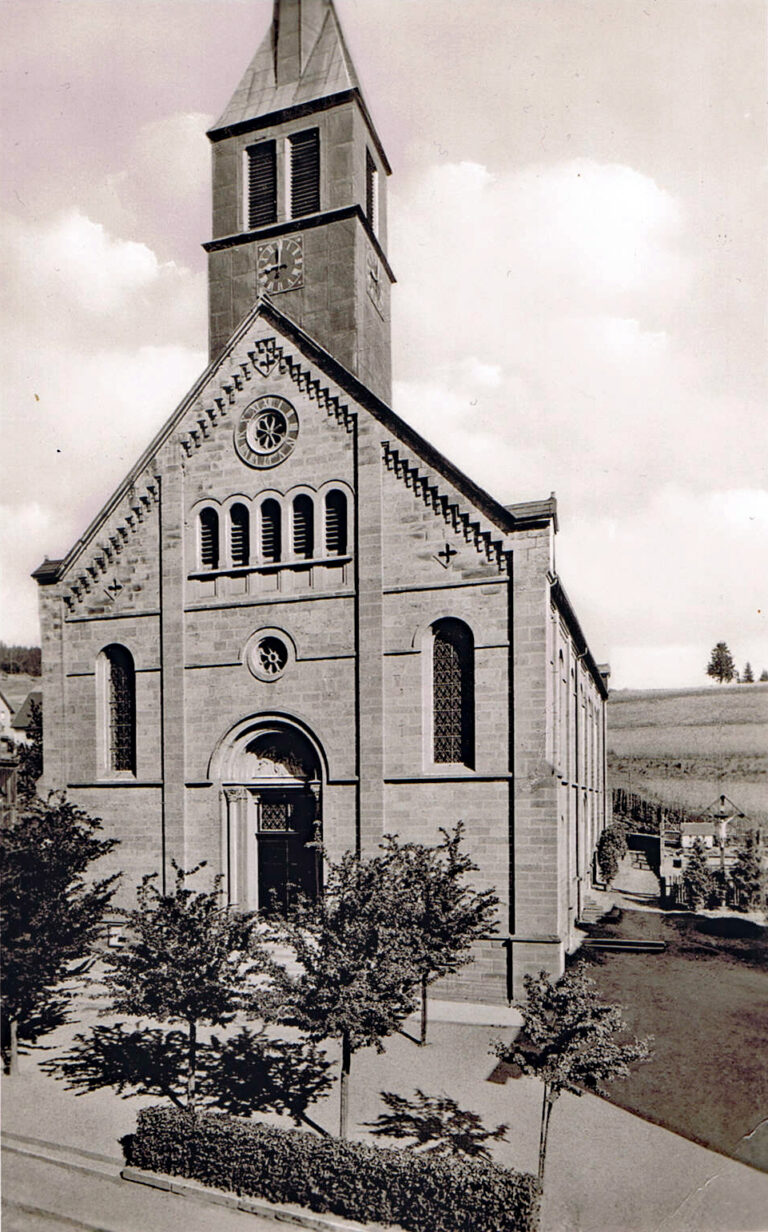1950 K Katholische Kirche Postkarte