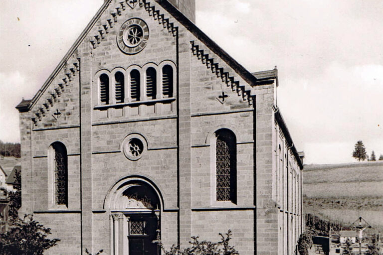 1950 K Katholische Kirche Postkarte