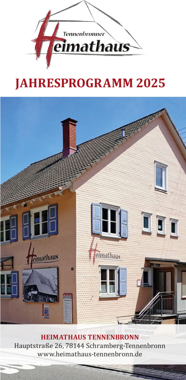 Flyer Jahreprogramm 2025 Titel Flyer Jahreprogramm 2025 Titel