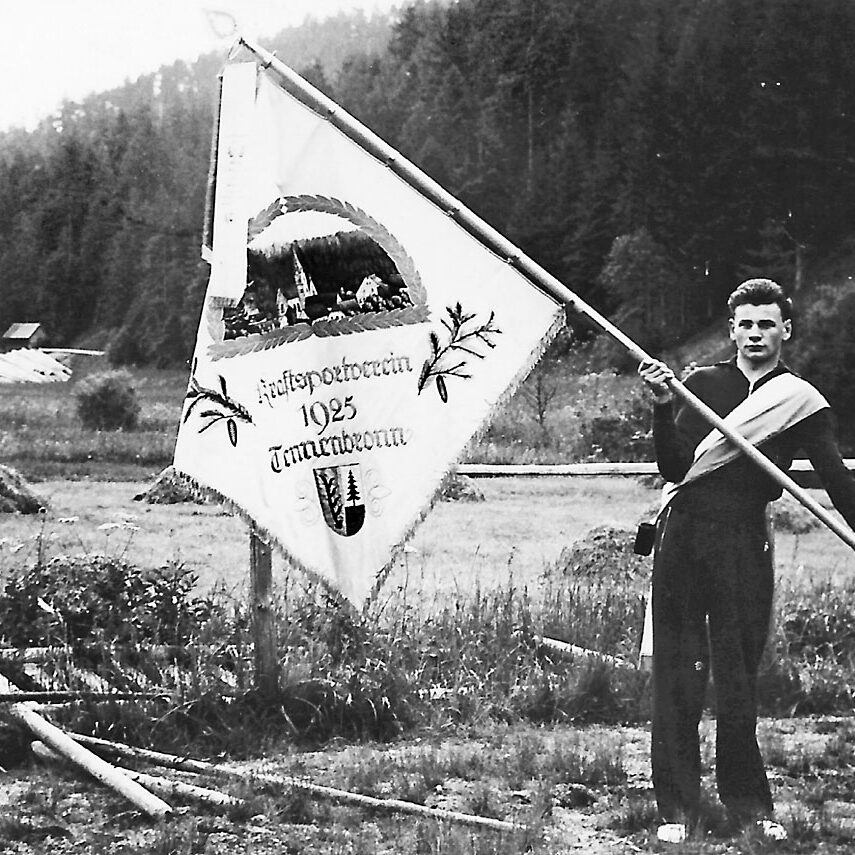 1955 Fahnenträger Emil Schubert 1200