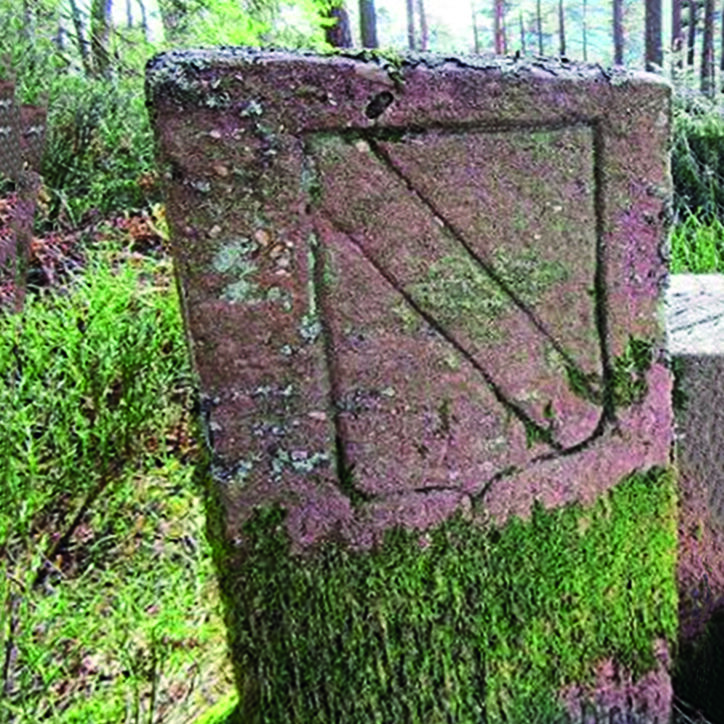 42 Grenzstein Baden Randspalte