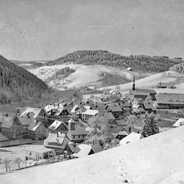 19xx D Tennenbronn vomDorfberg Winter bearb