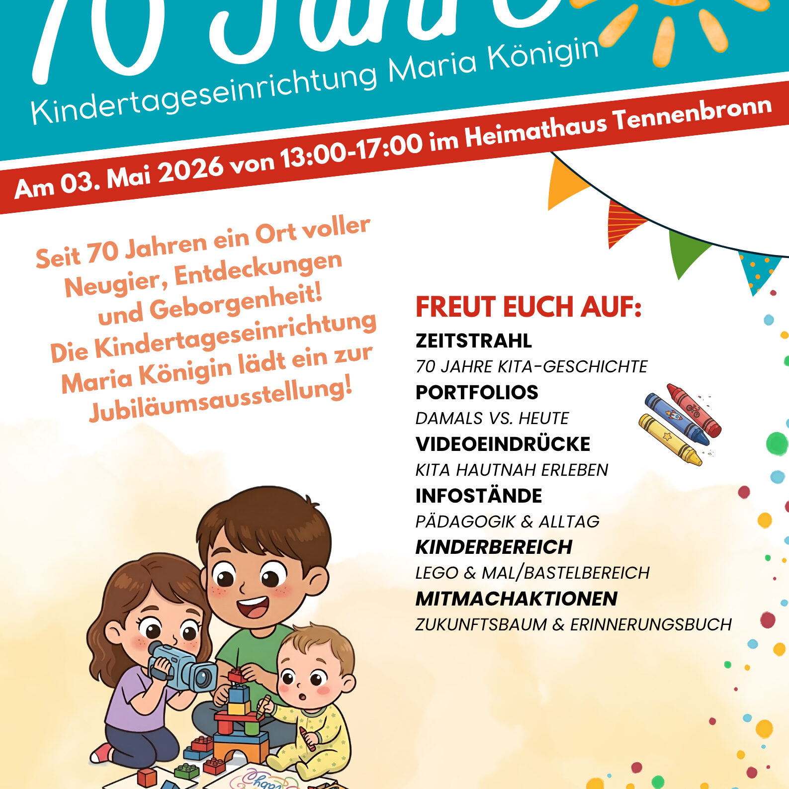 70. Jubiläumsplakat