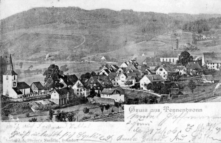 1890 Tennenbronn Postkarte KlausFichter