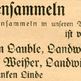 1930 07 04 TbrAnzeiger Heidelbeeren sammeln verboten Linde