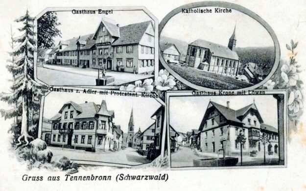 Postkarte Tennenbronn 1