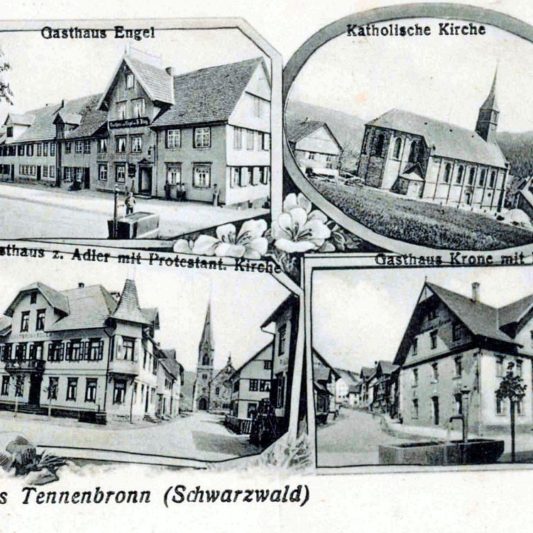 Postkarte Tennenbronn 1