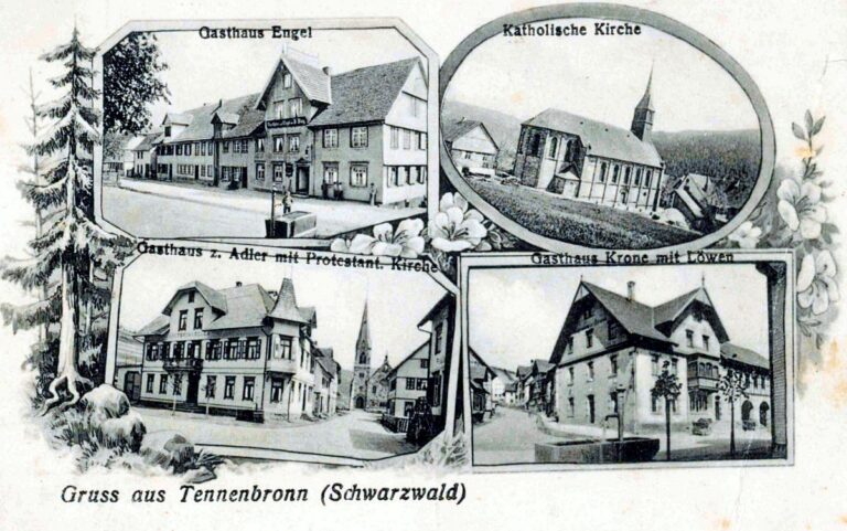 Postkarte Tennenbronn 1 Postkarte Tennenbronn 1