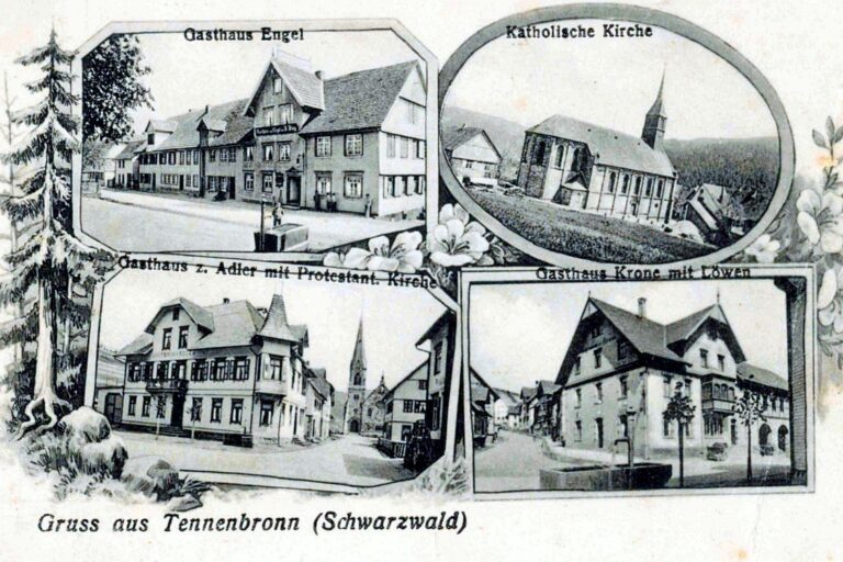 Postkarte Tennenbronn 1